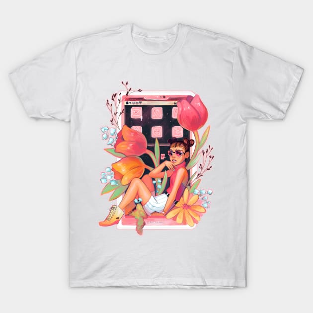 Florafone T-Shirt by GDBee